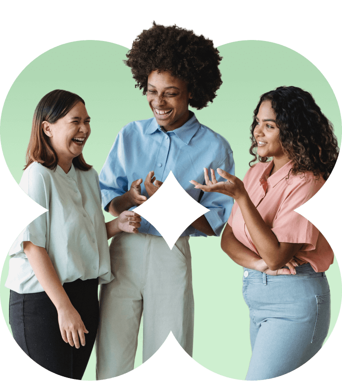 a graphic of a team of people