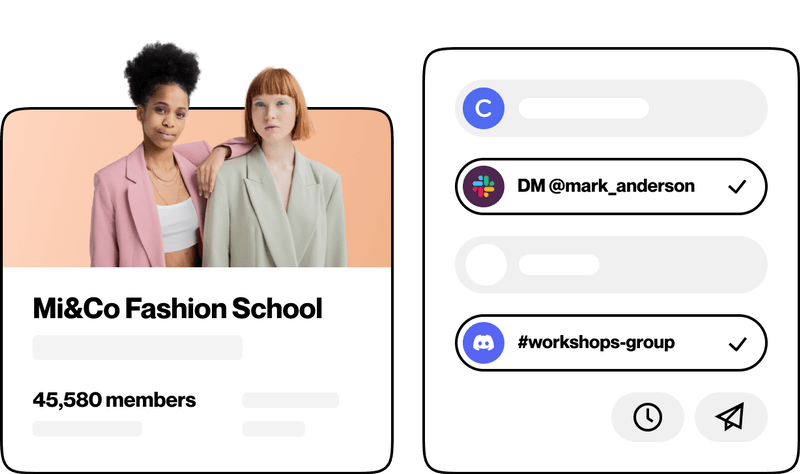 Example of a fashion school community
